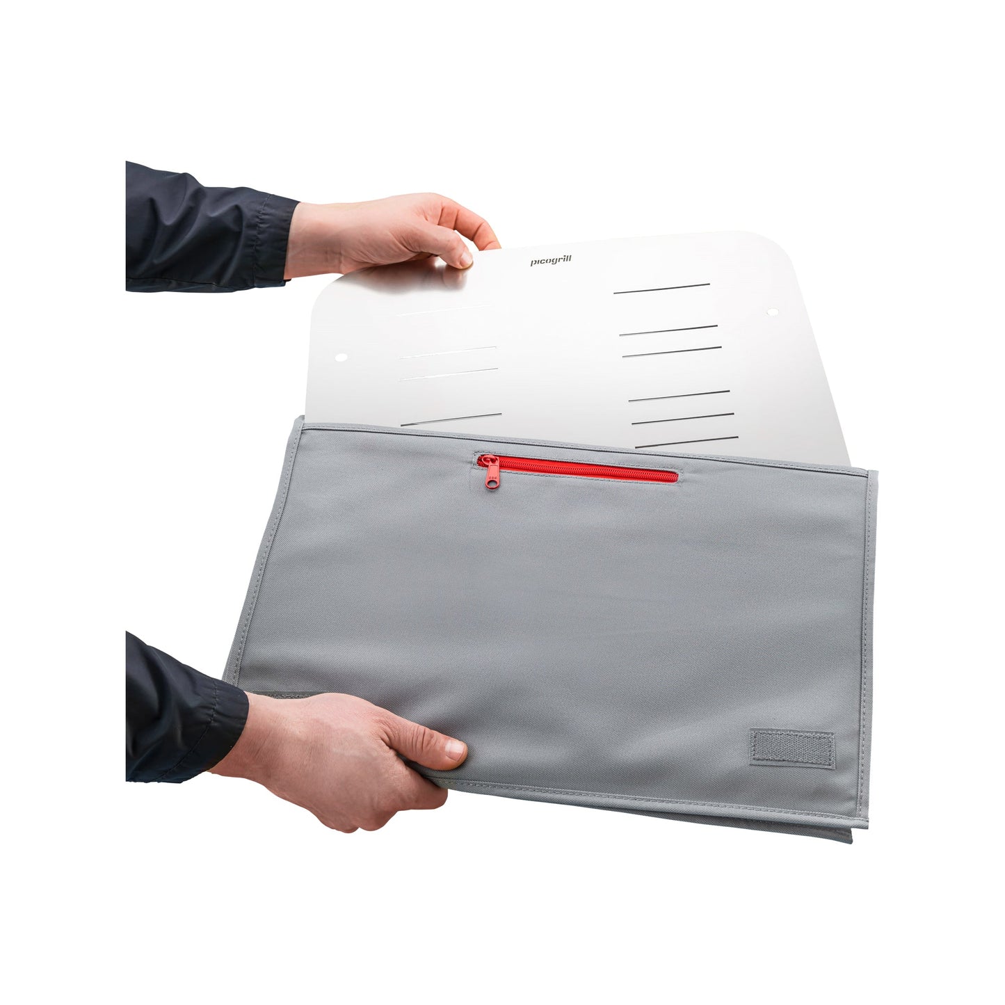 Fire Bowl 760 with Skewer and Grill Rack silver