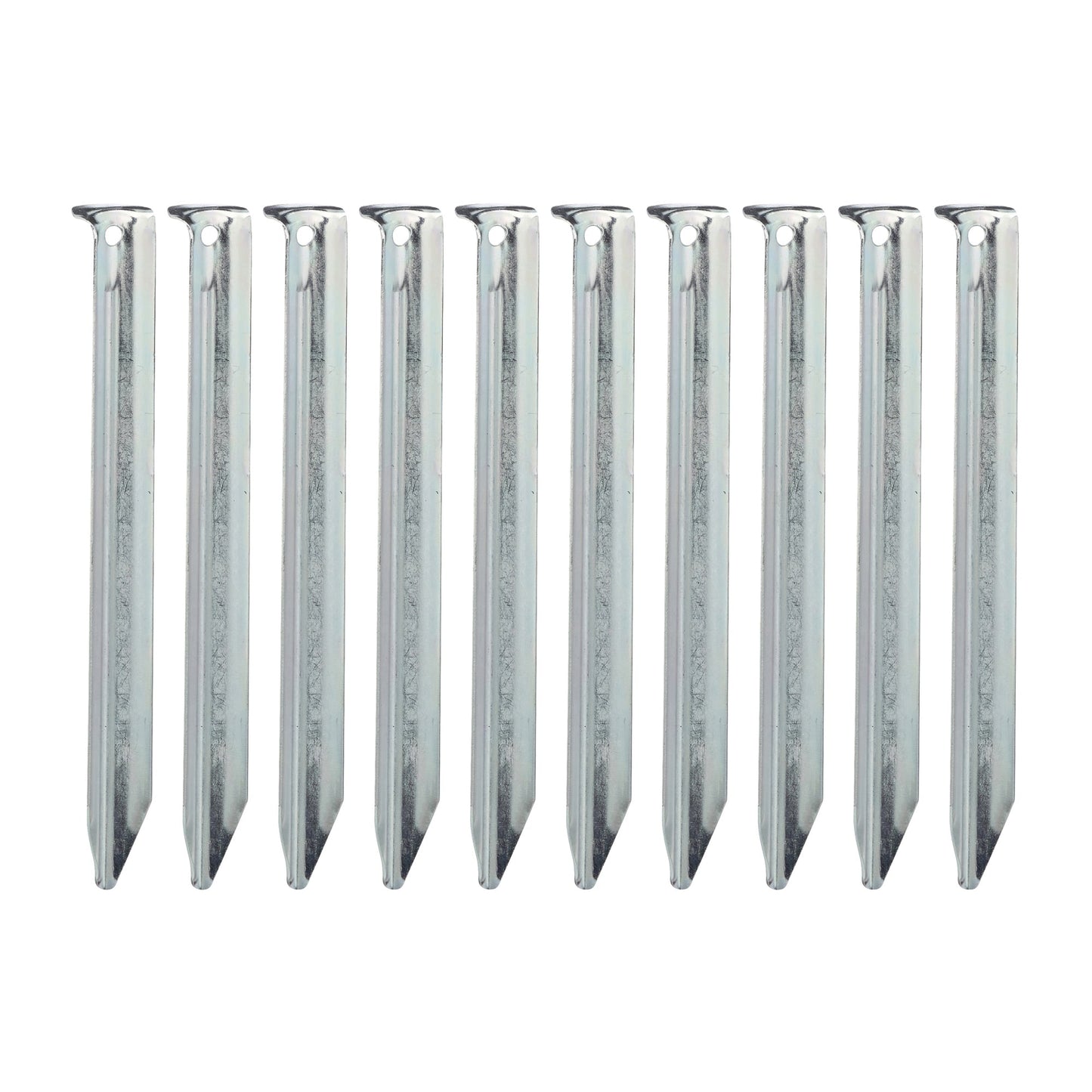 Steel Tent Stakes 18 cm 10-Pack