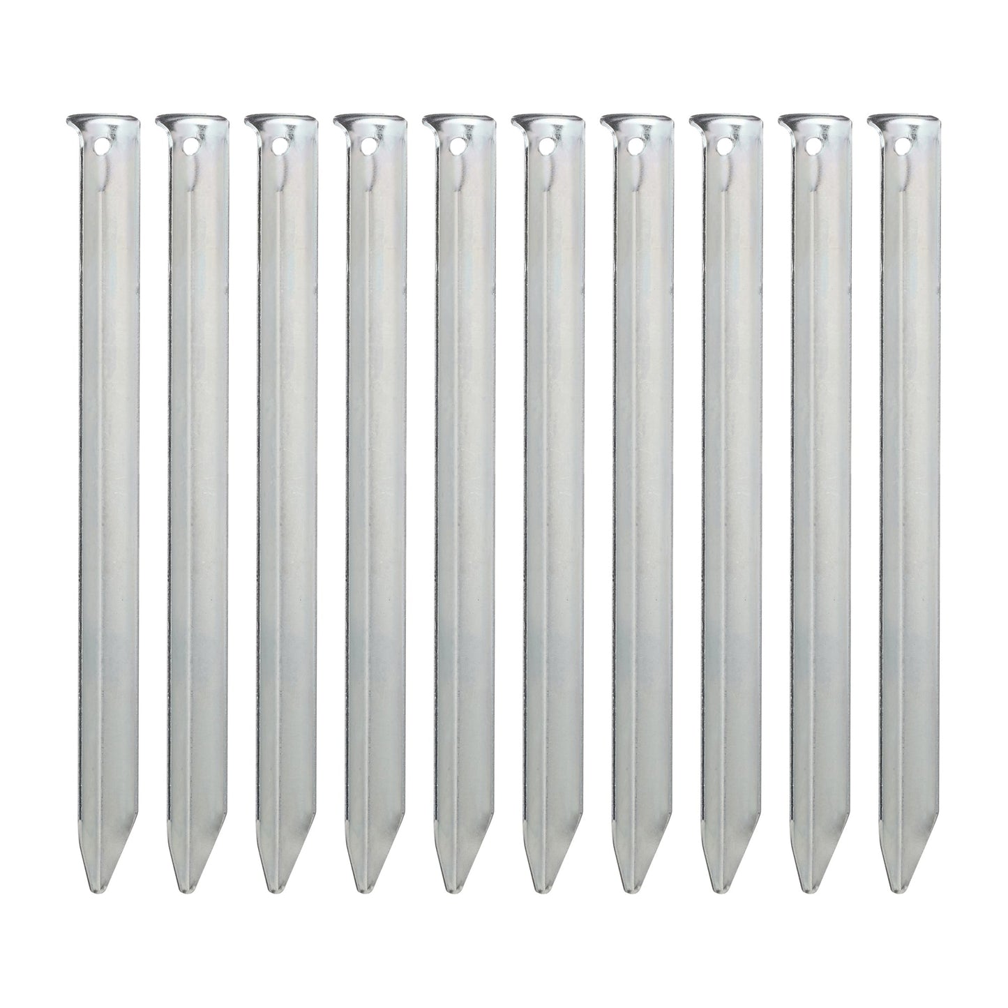 Steel Tent Stakes 23 cm 10-Pack