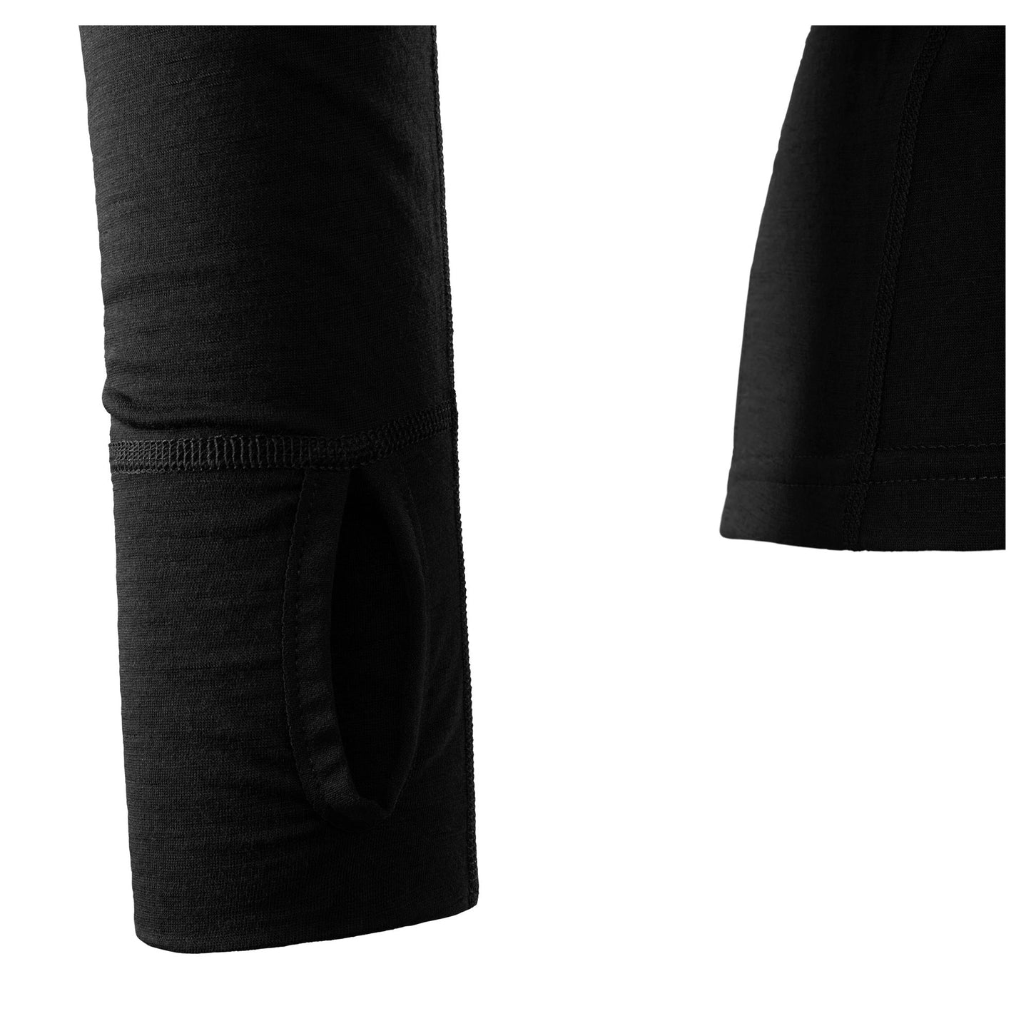 Jersey LightWool Zip Shirt jet