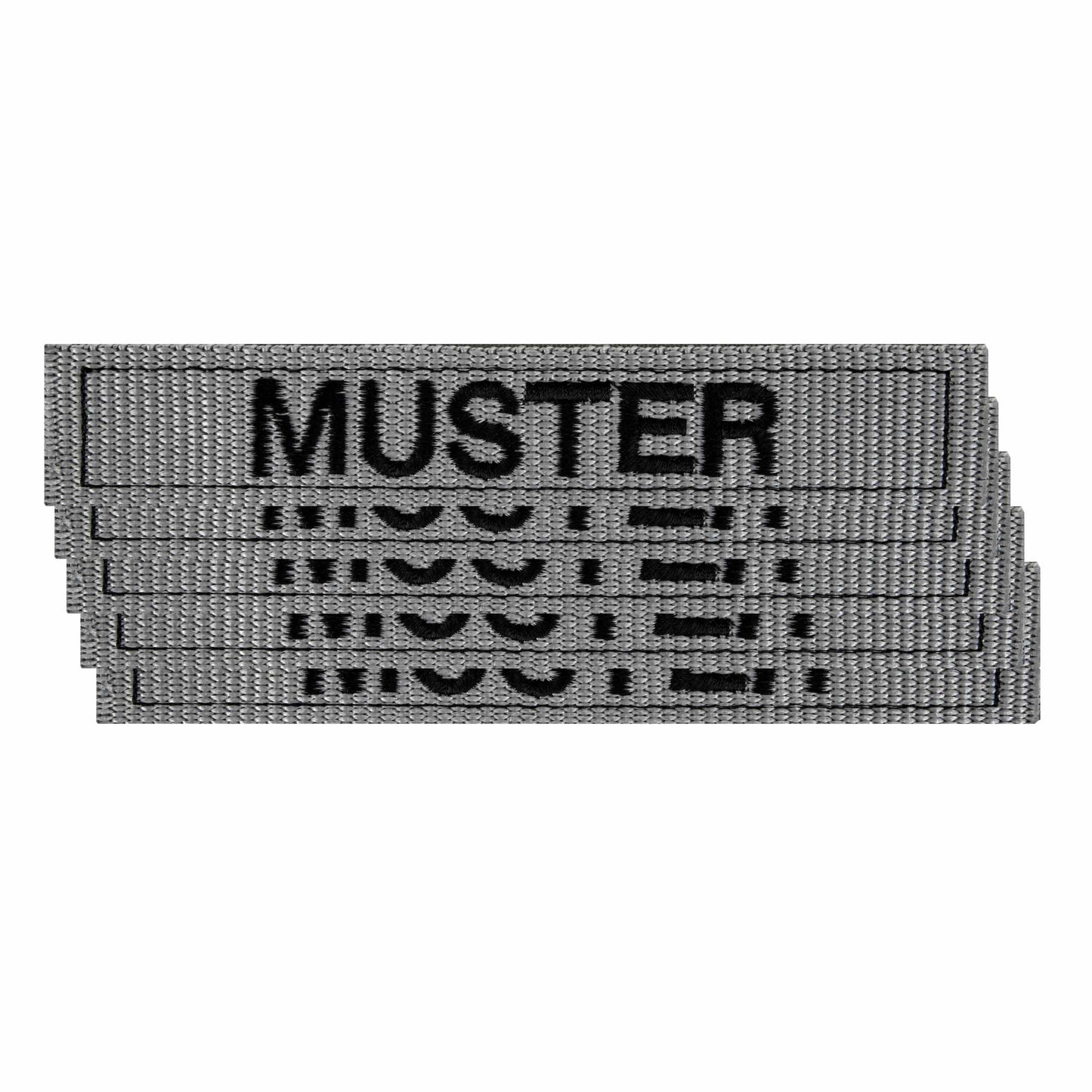 Name Tapes 5 pack gray/