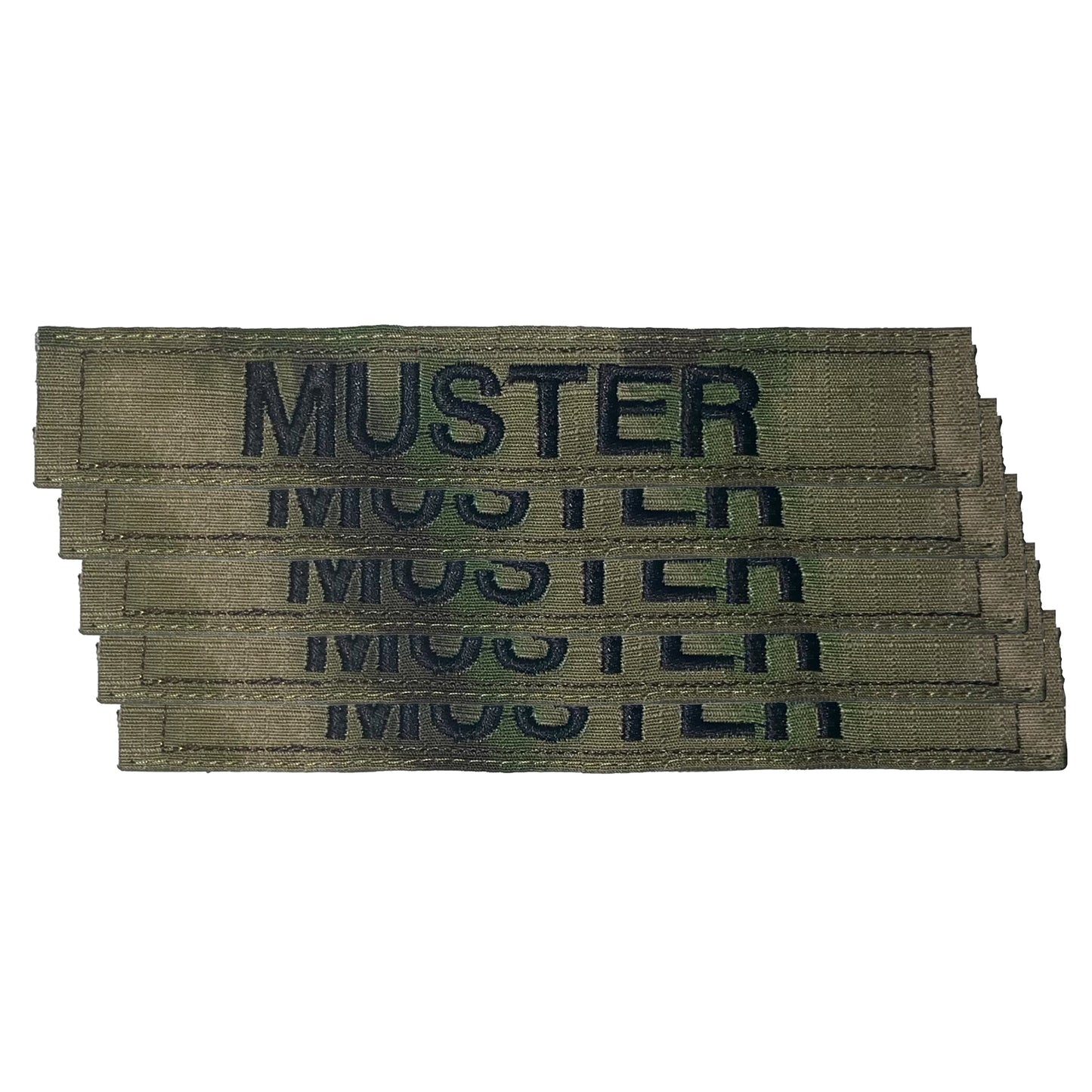 Paquete de 5 cintas con nombres bosque árido