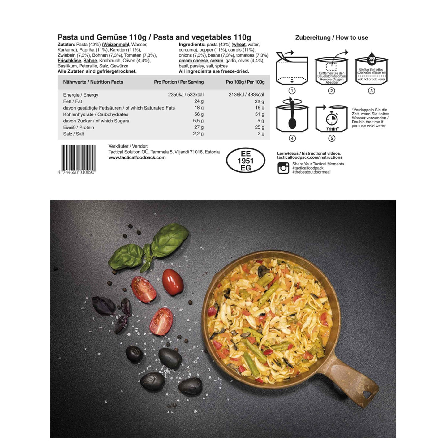 Pasta and Vegetables