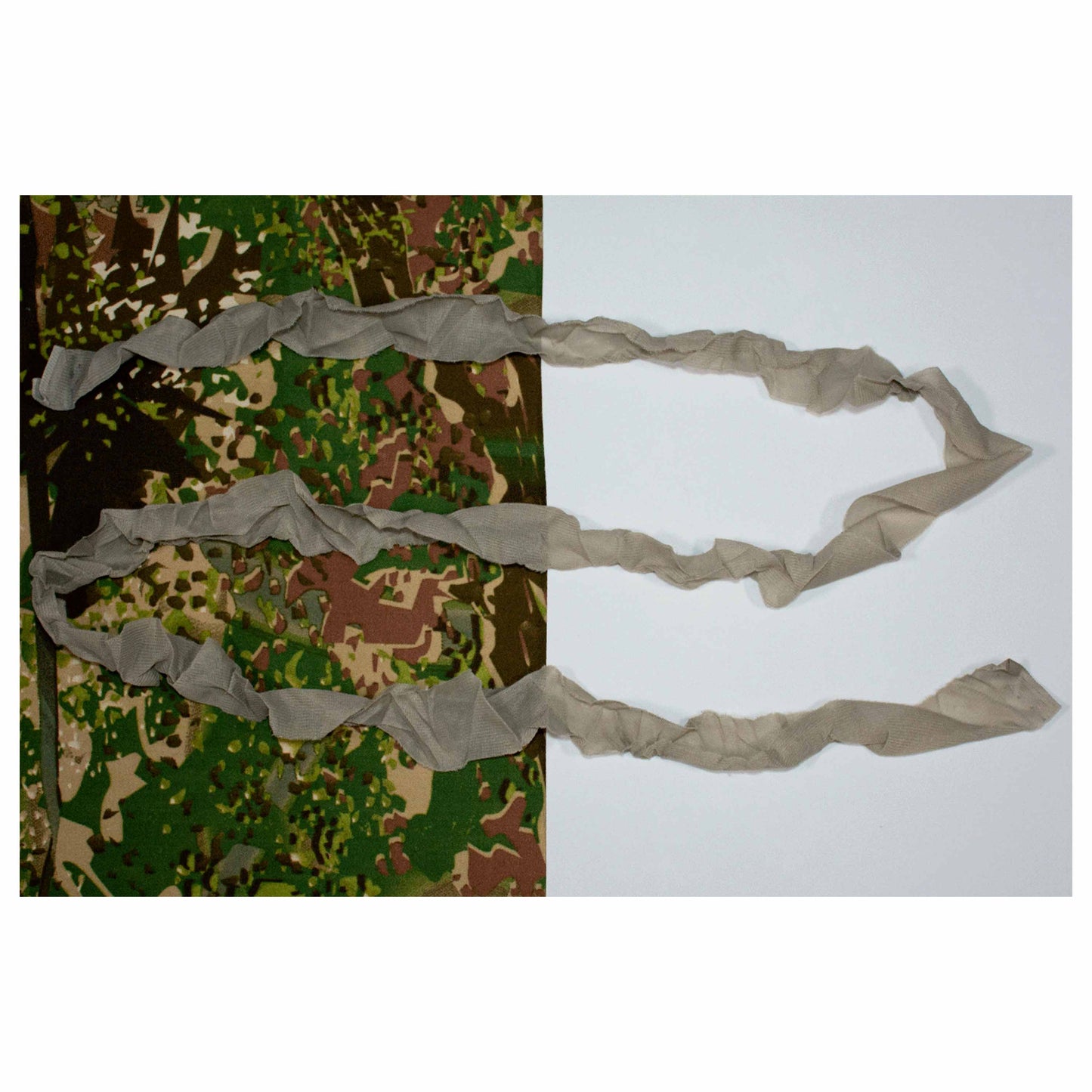 Camouflage Strip Solid snow white