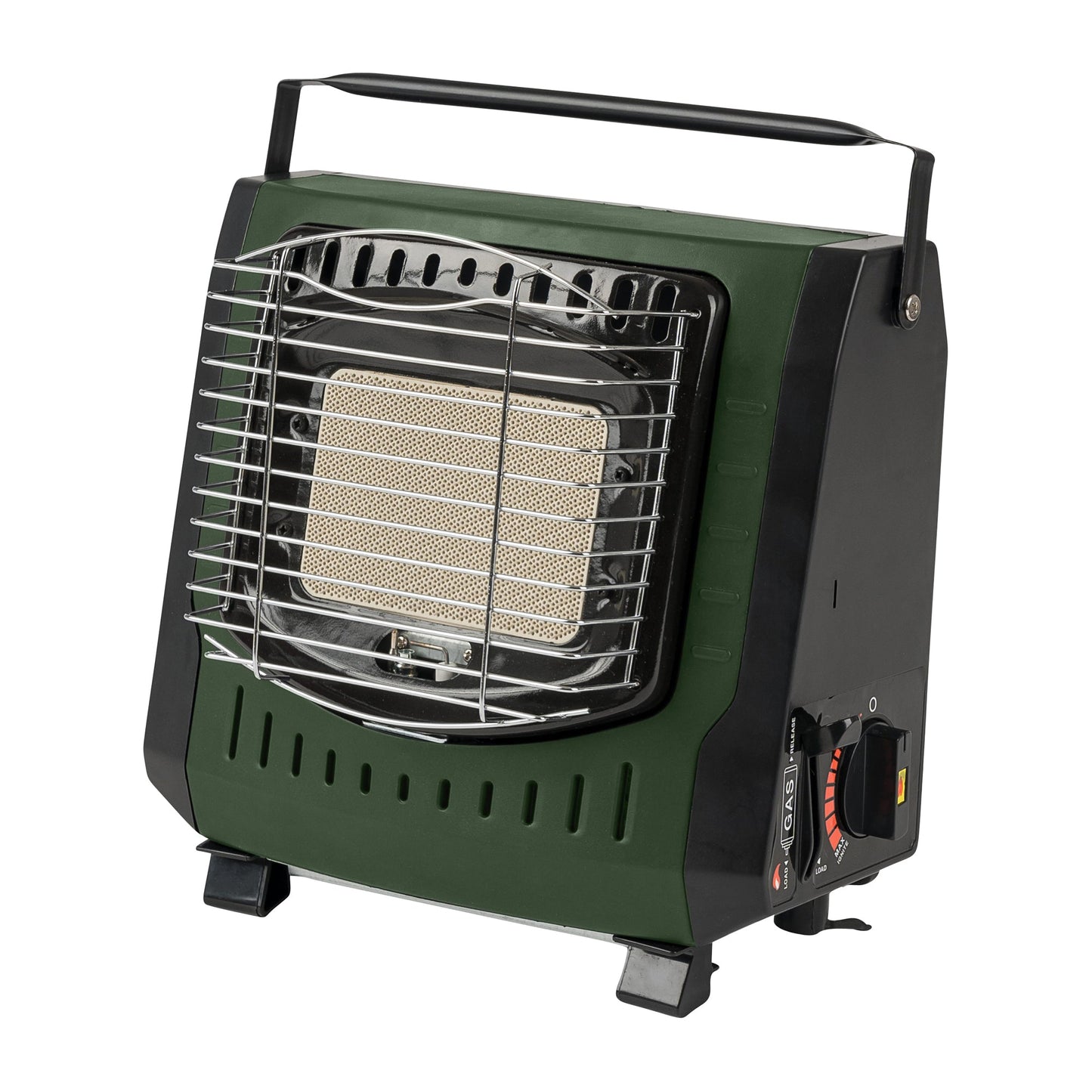 Gasheizer Compact negro verde