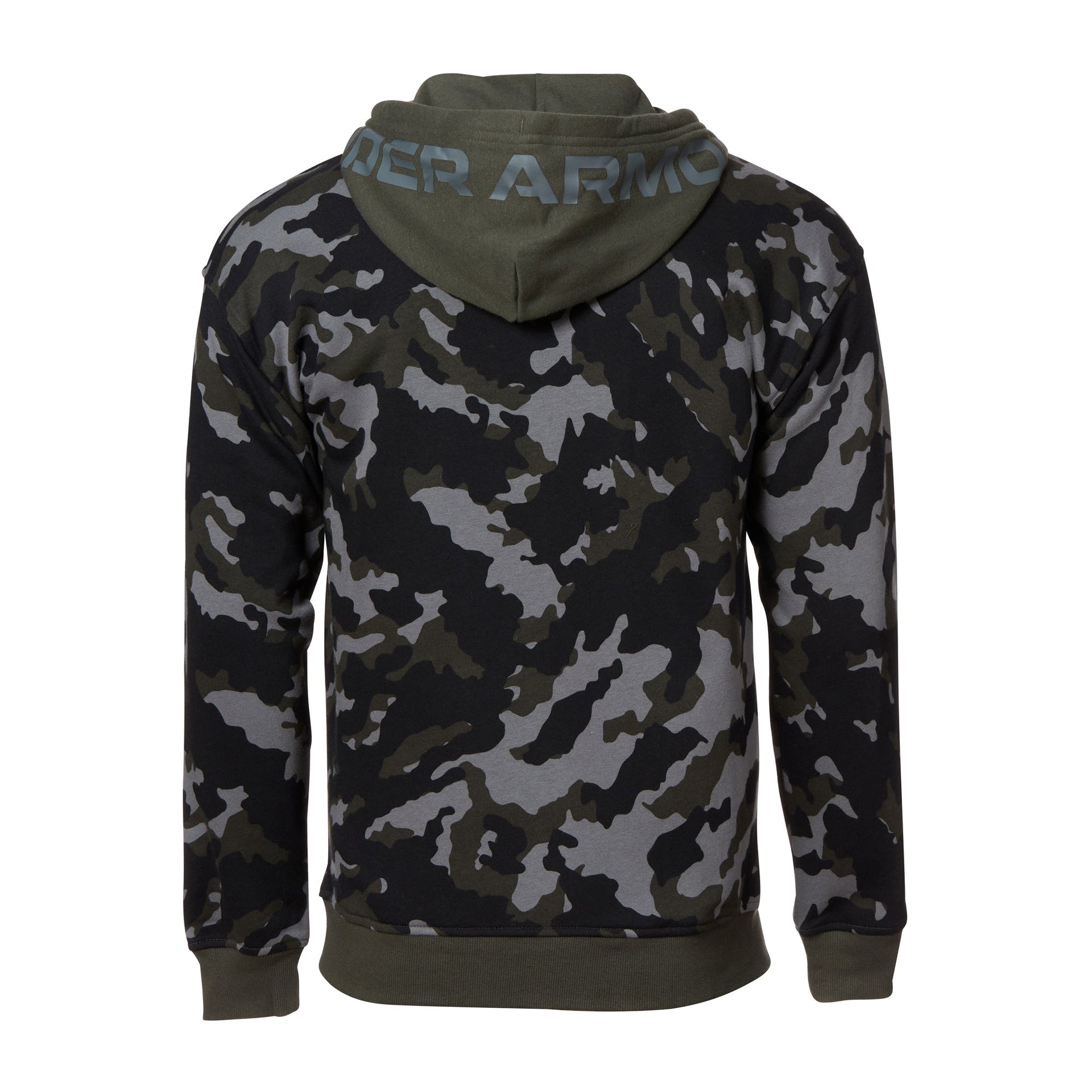 Rival Fleece Top Camo Zip green