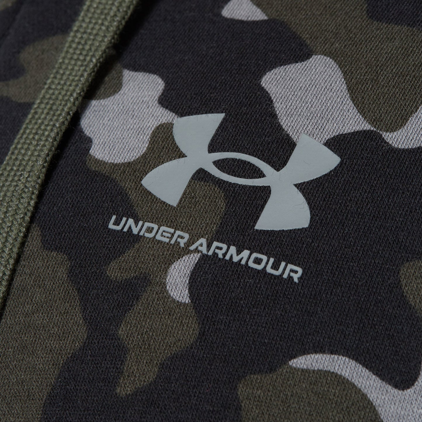Rival Fleece Top Camo Zip green