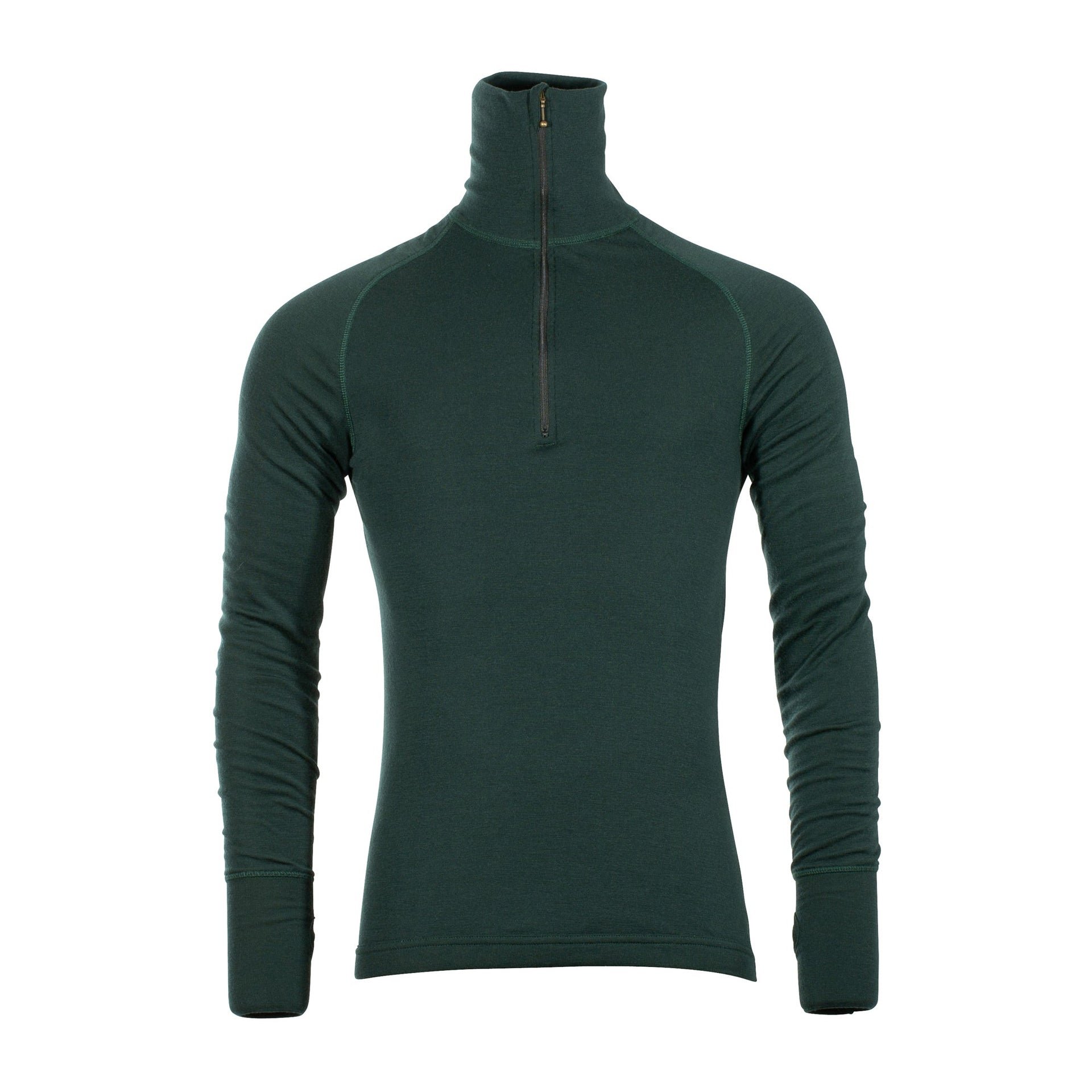 Polo manga larga Arctic Doble Cremallera verde