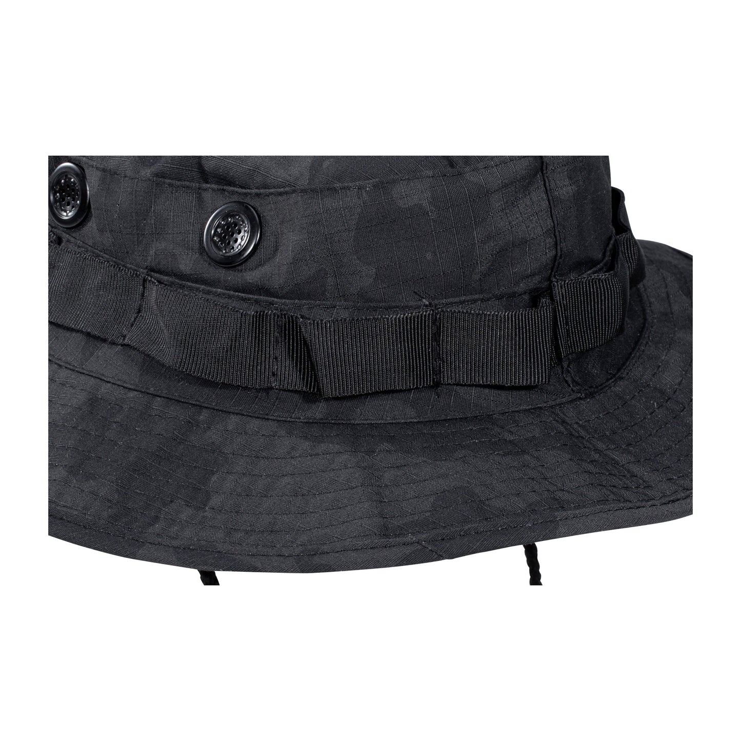 US GI Bush Hat with Chin Strap night-camo