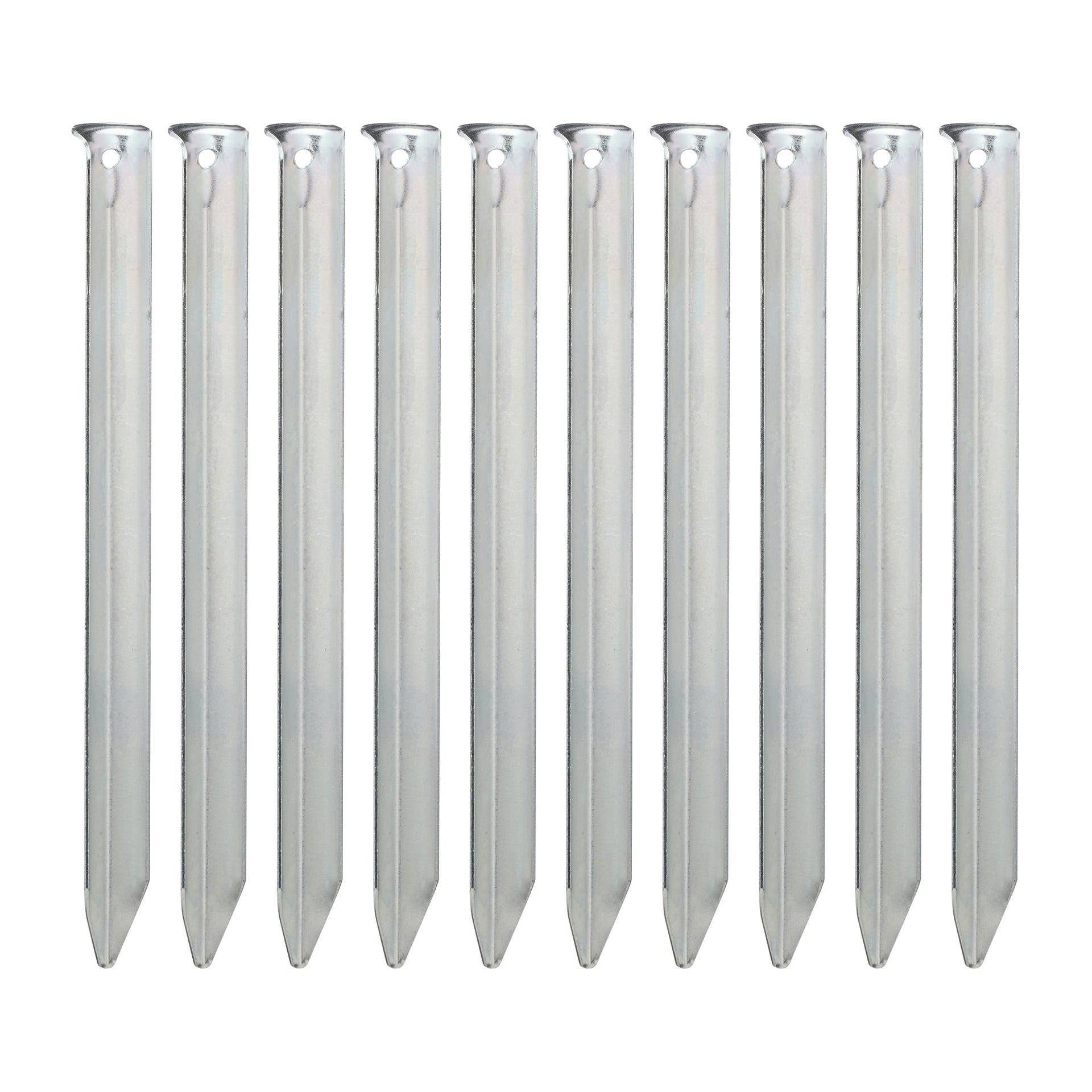 Steel Tent Stakes 23 cm 10-Pack