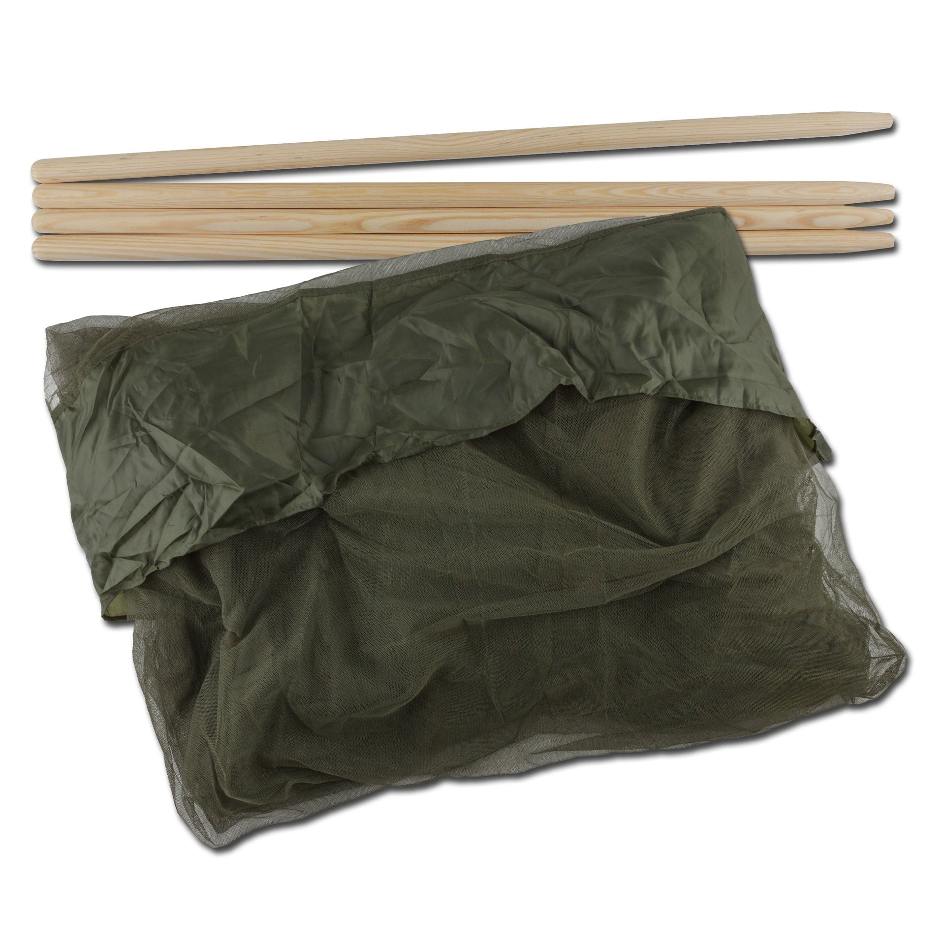 Zanzariera britannica con pali usata