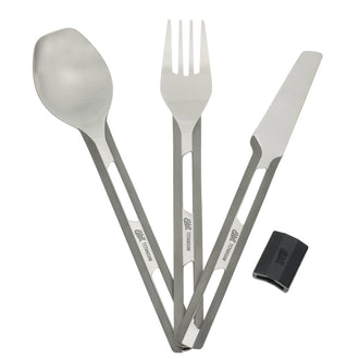 3- Piece Titan Cutlery Set with Silicone Sleeve