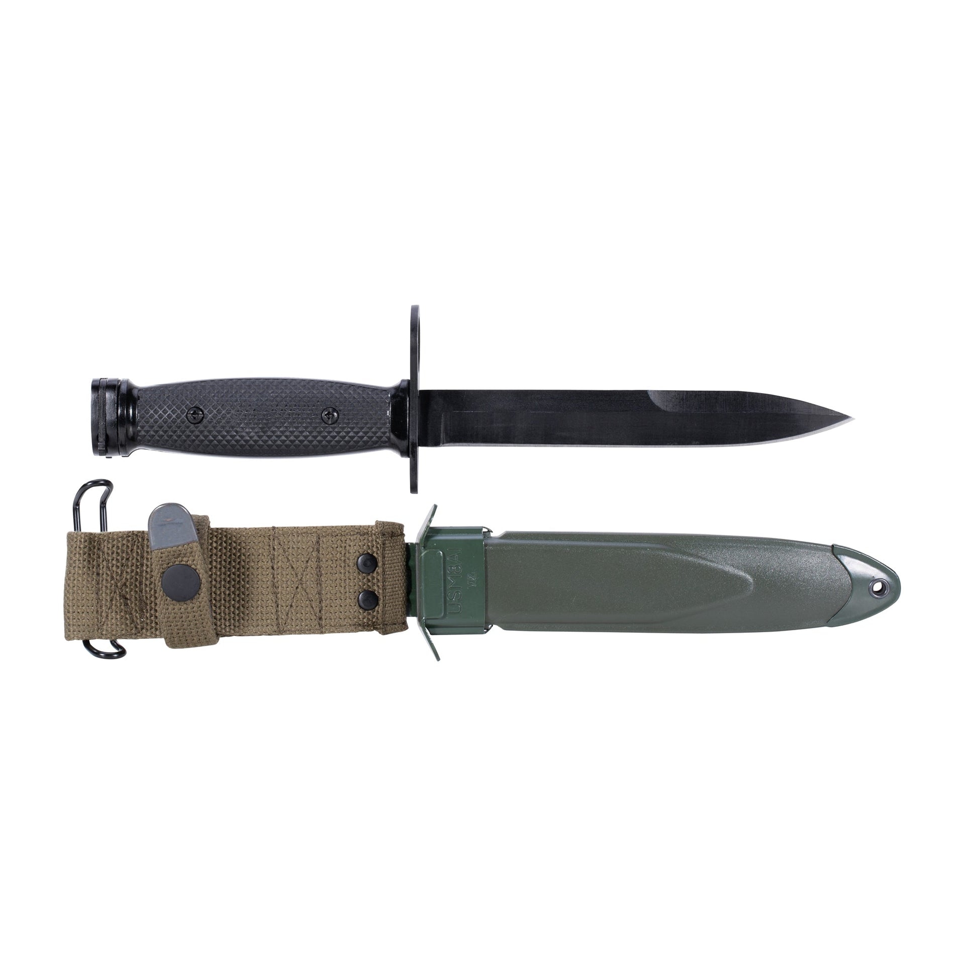 Replica of the M7 U.S. bayonet with M8A1 sheath