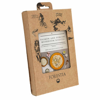 Salmon and Porcini Mushroom Risotto