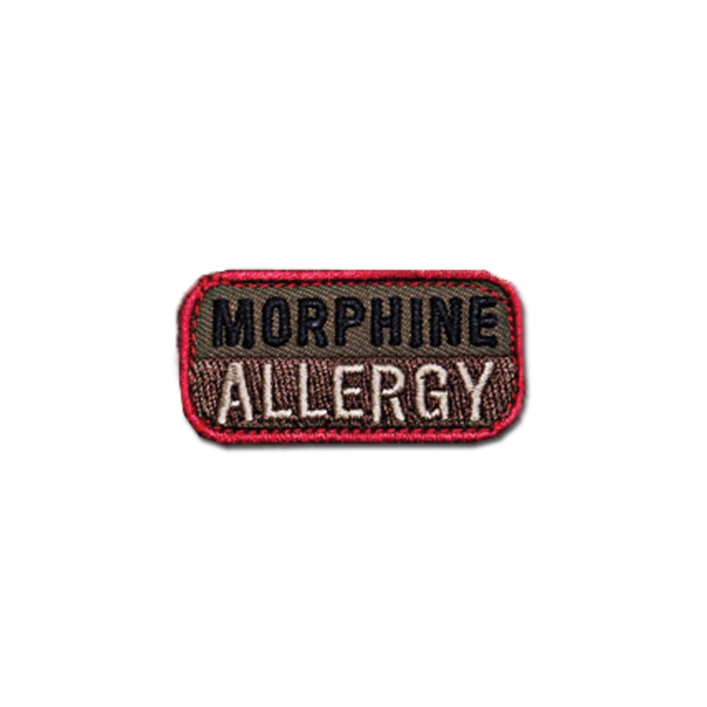 MilSpecMonkey Patch Morphine Allergy arid