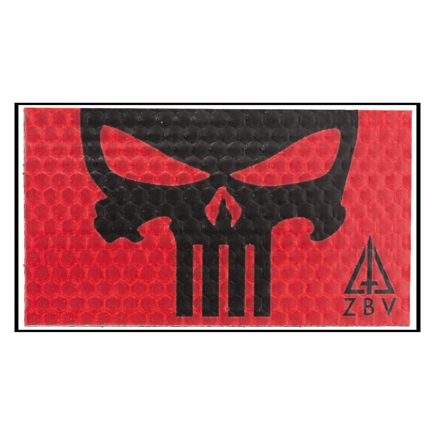 Reflective Patch Red Punisher