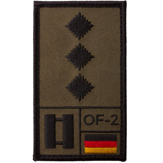 Patch di grado Hauptmann/Capitano/OF-2