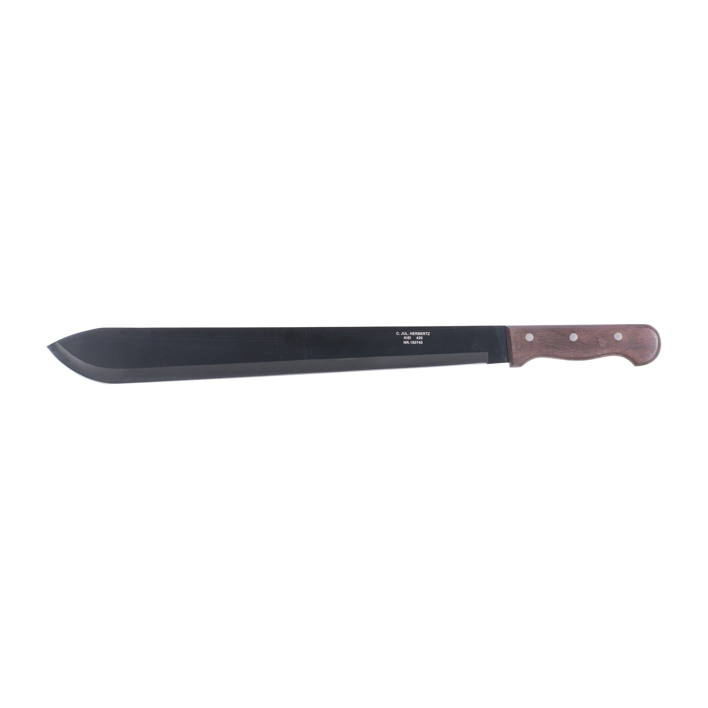 Machete Scout Short 40cm Wooden Handle Blued
