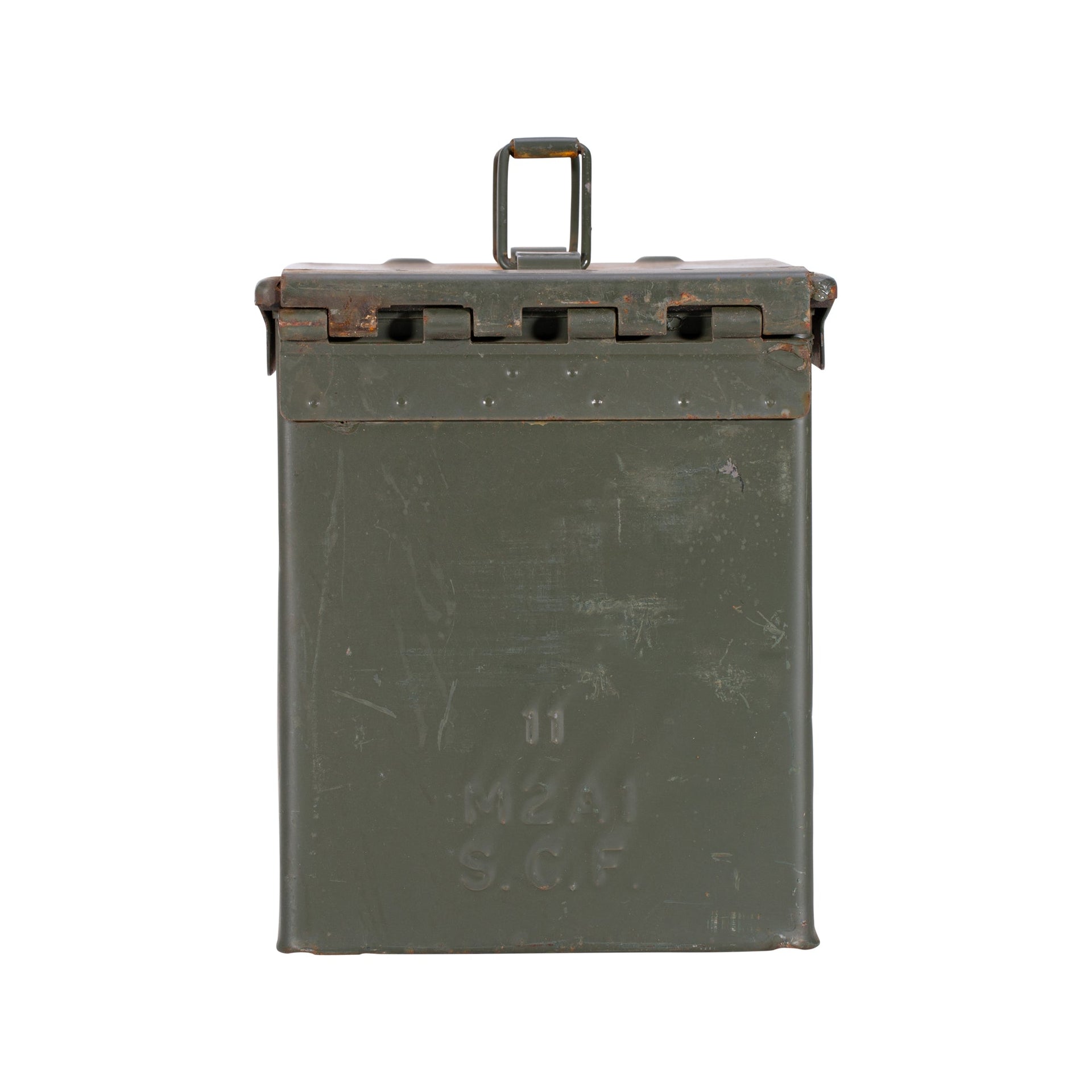 Ammunition Box Size 2 US Metal  used