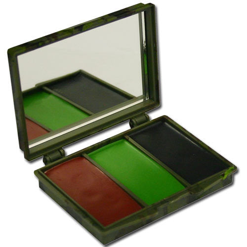 Camouflage Make-Up Set 3 colors with mirror