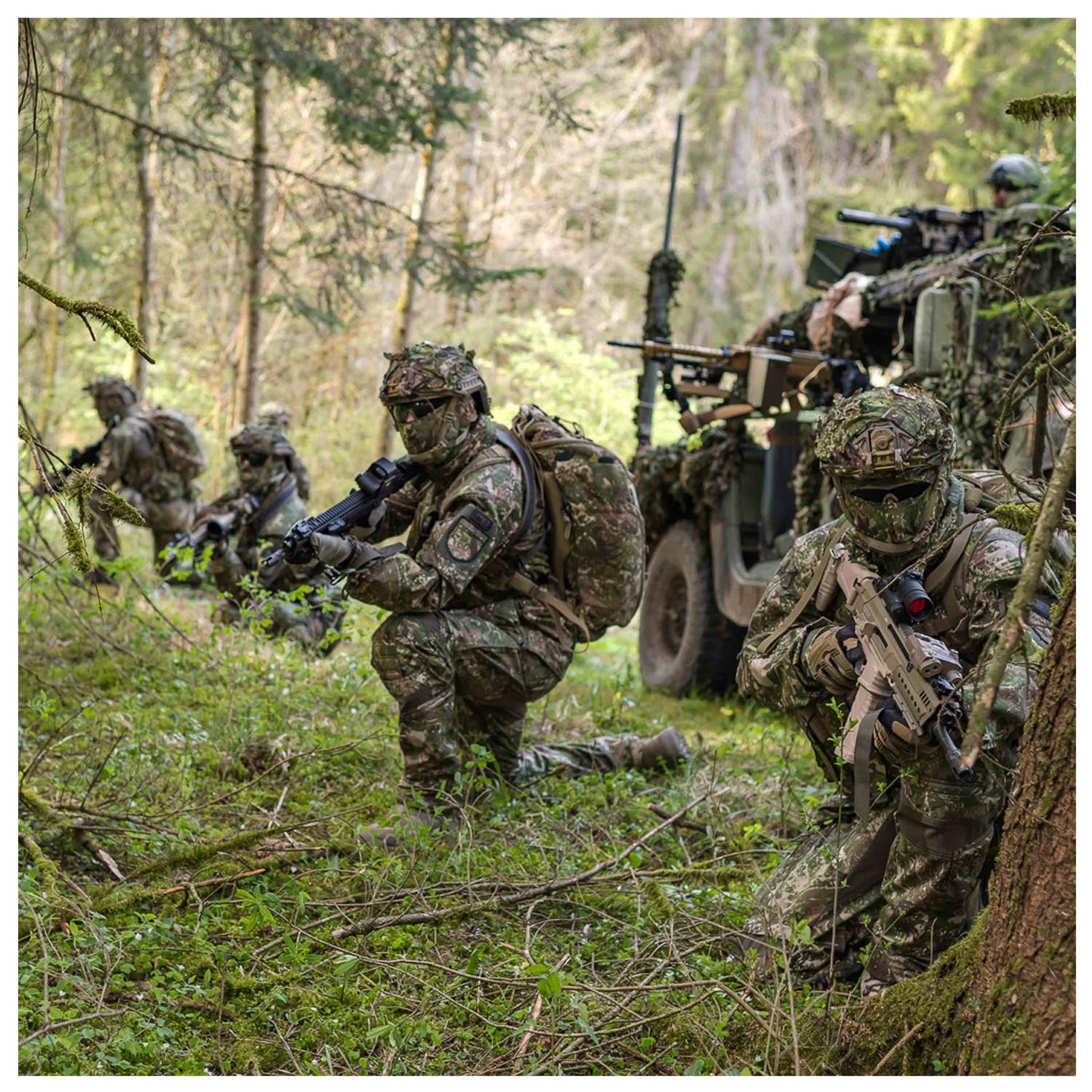 Máscara fantasma concamo verde