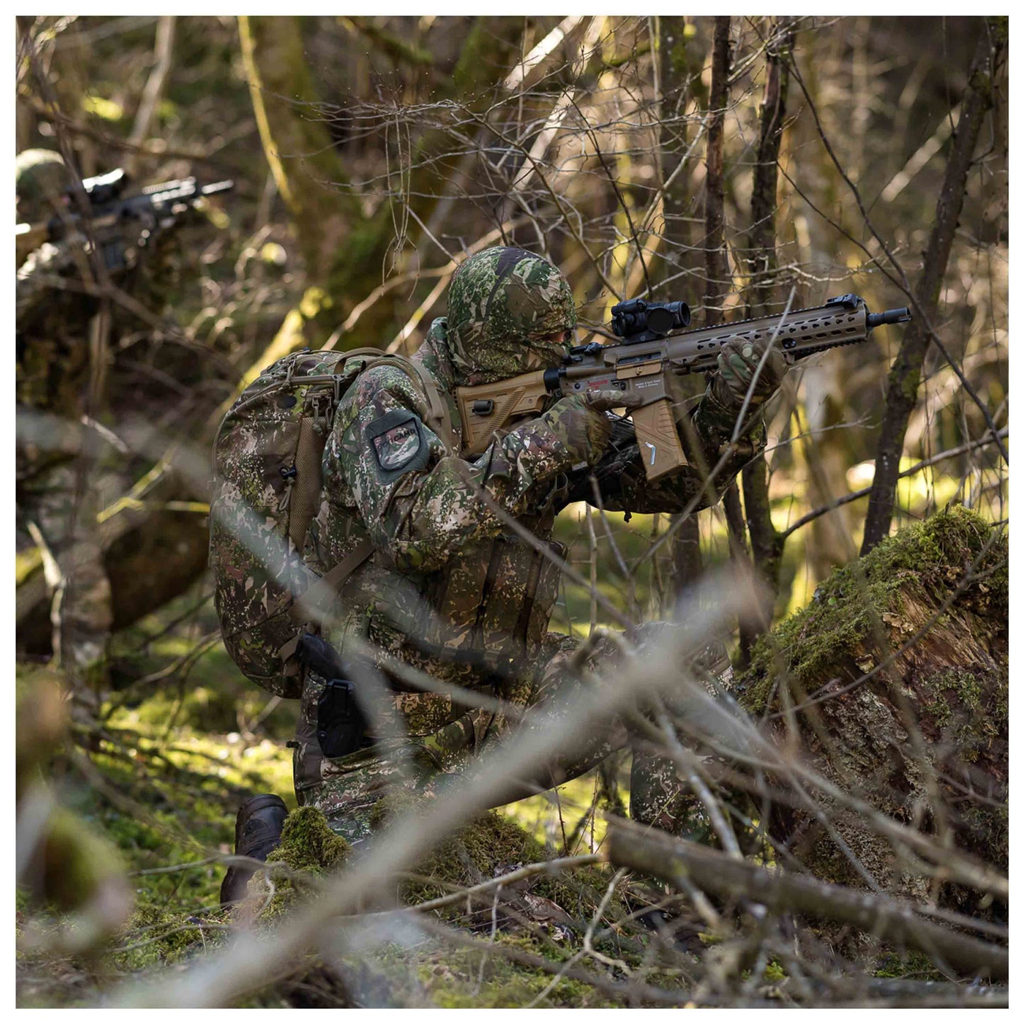 Máscara fantasma concamo verde
