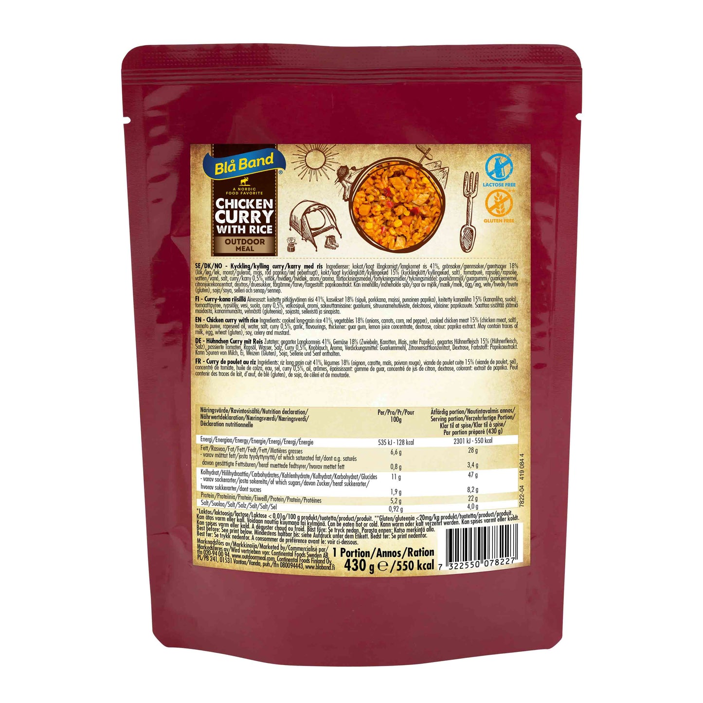 Pollo al curry con arroz