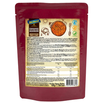 Stroganoff con Arroz y Champiñones