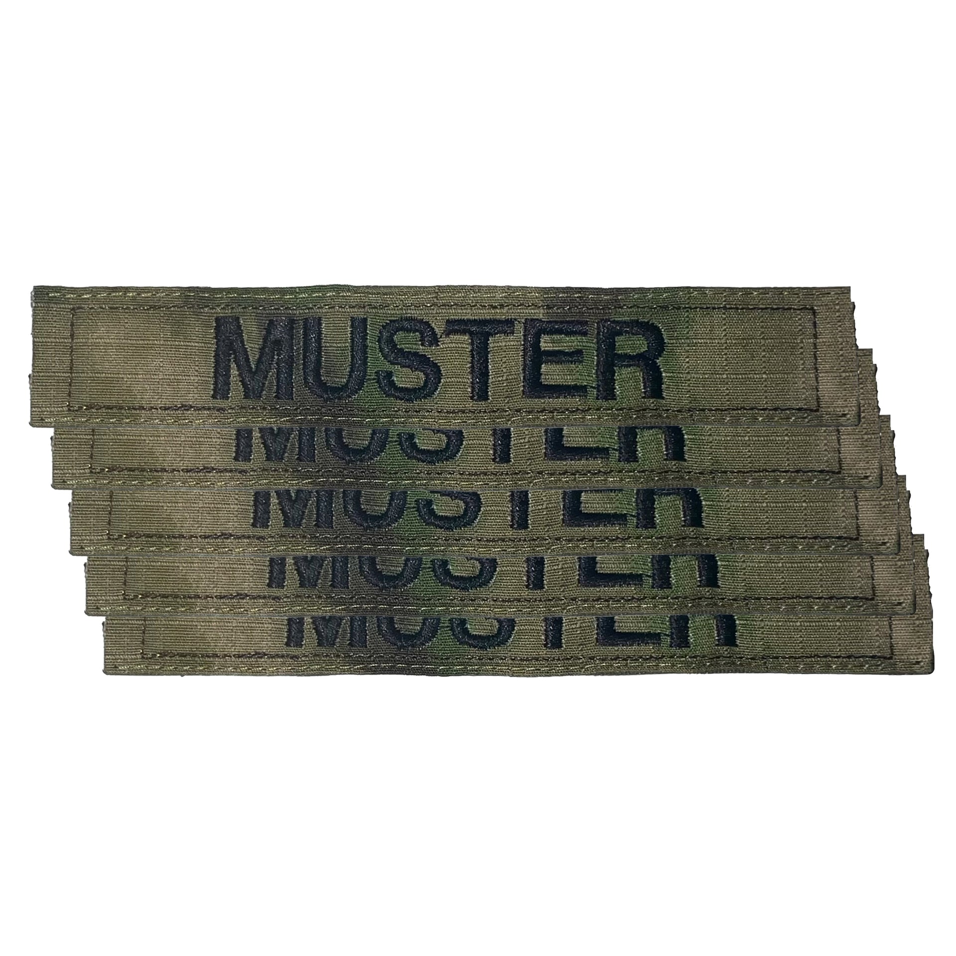 Paquete de 5 cintas con nombres bosque árido