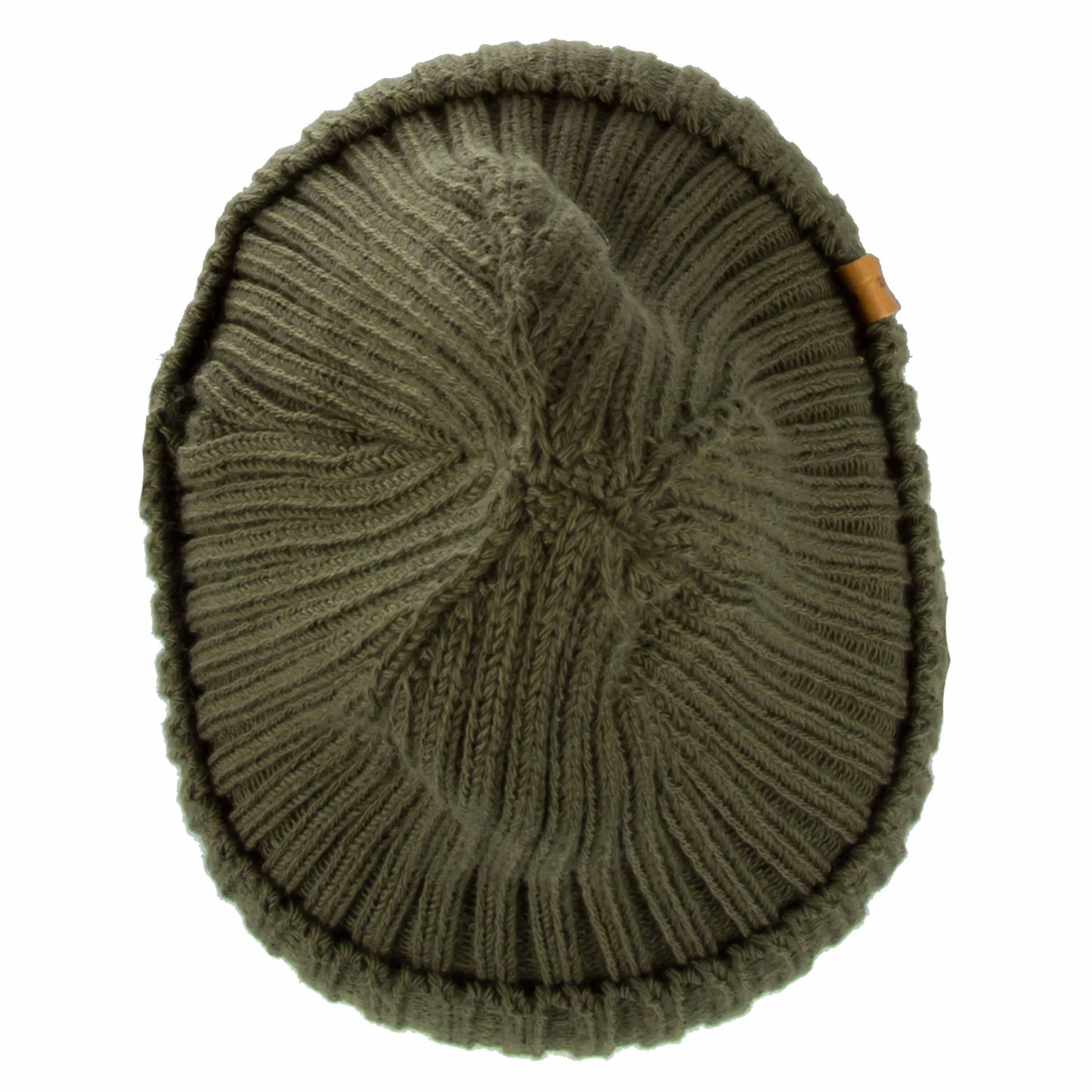 Gorro Rib verde pino