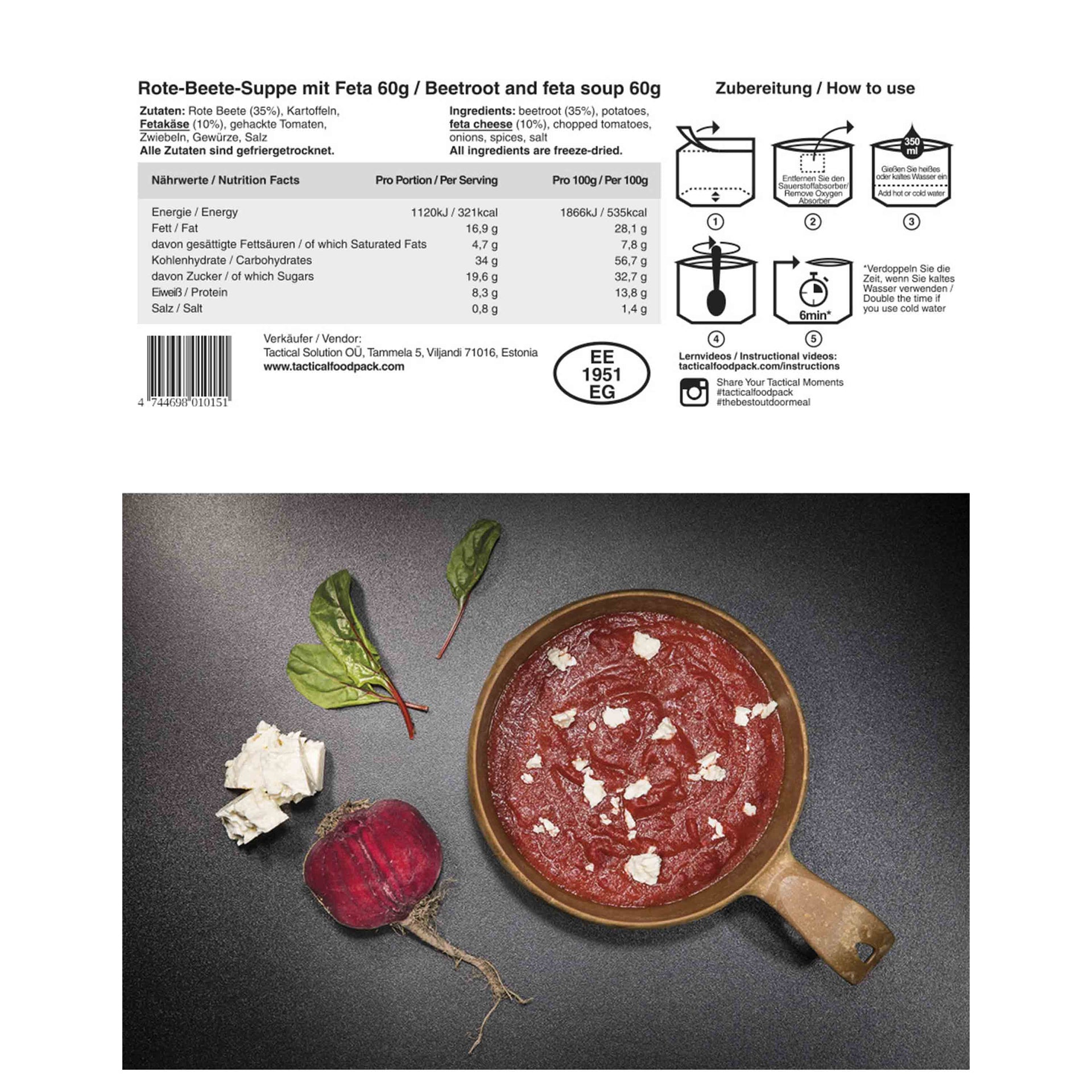 Beetroot and Feta Soup
