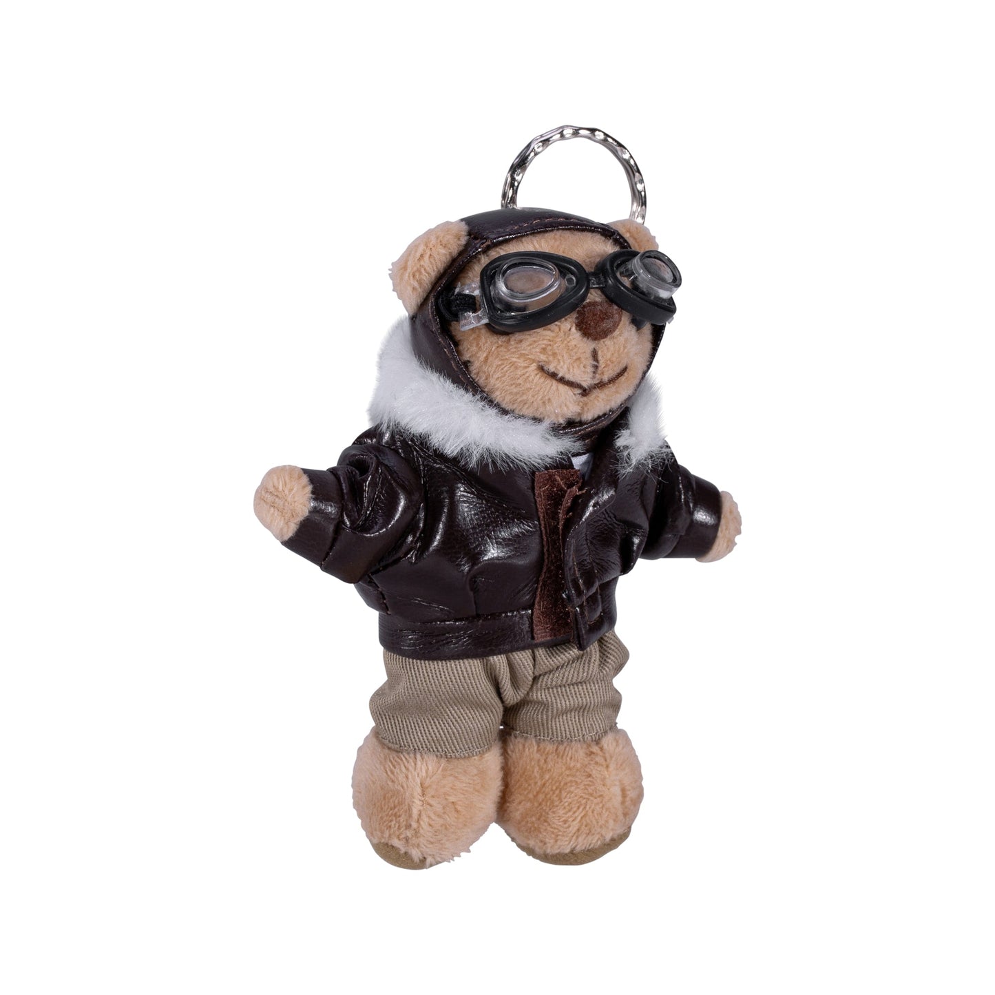 Teddy Bear Pilot Keyring