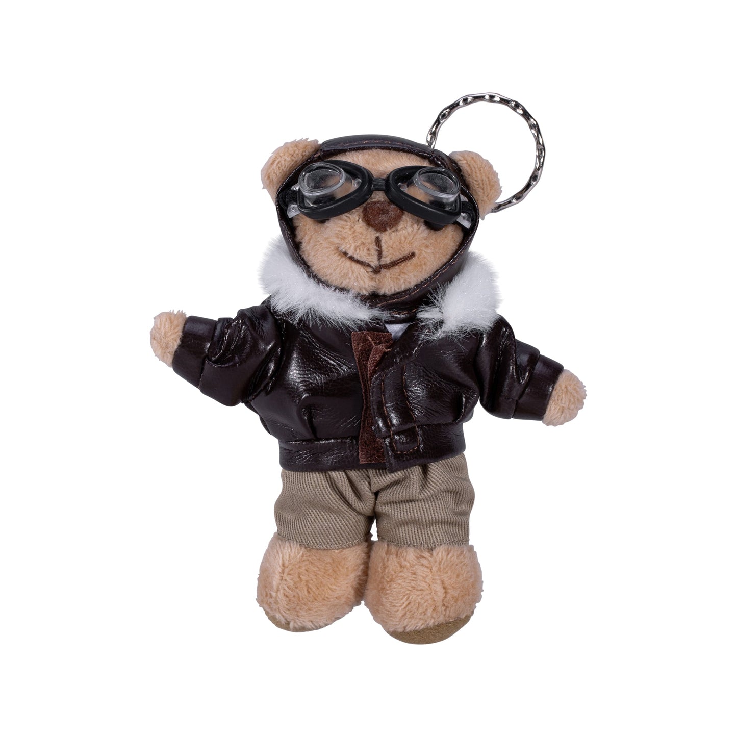 Teddy Bear Pilot Keyring