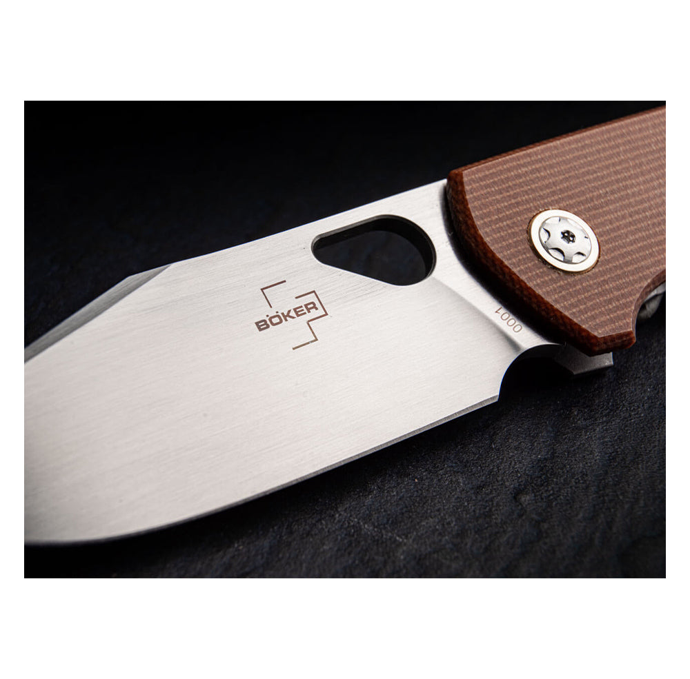 Böker Plus Taschenmesser F3.5 Micarta braun