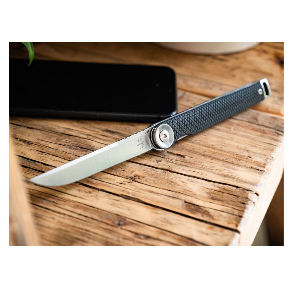 Böker Plus Pocket Knife Kaizen Green Canvas Micarta green