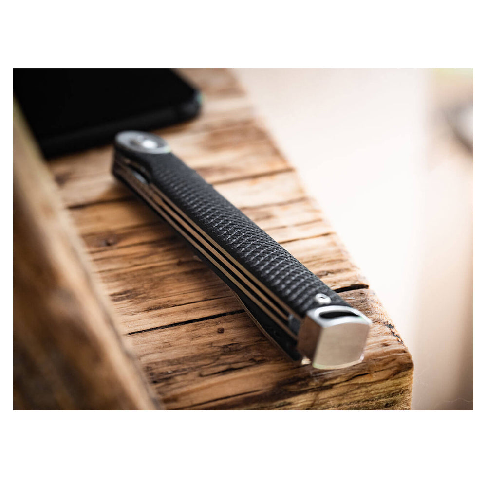 Böker Plus Pocket Knife Kaizen Green Canvas Micarta green