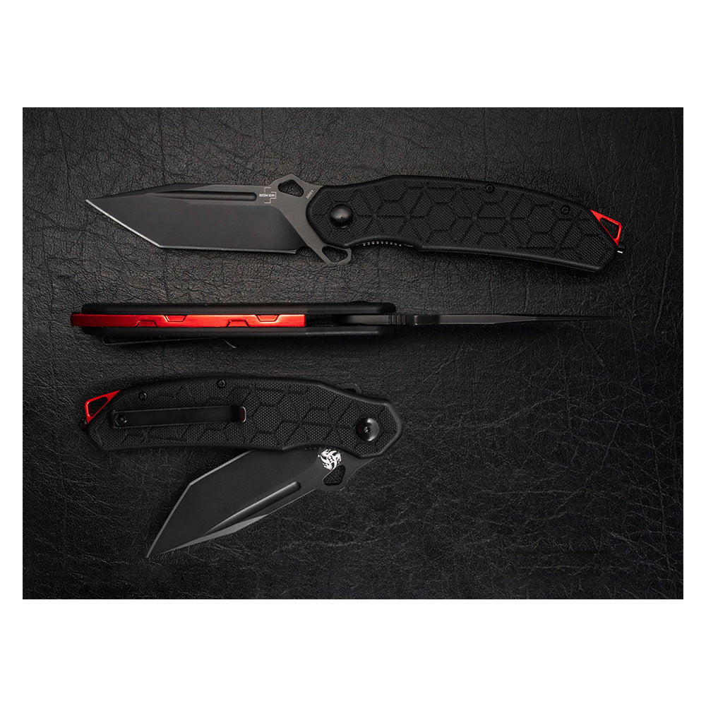 Böker Plus Taschenmesser Yokai schwarz