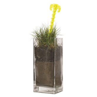 Plastic Screw Plugs 25 cm 6 Pack luminous green