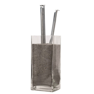 Half Round U Stake 24 cm 10-Pack silver