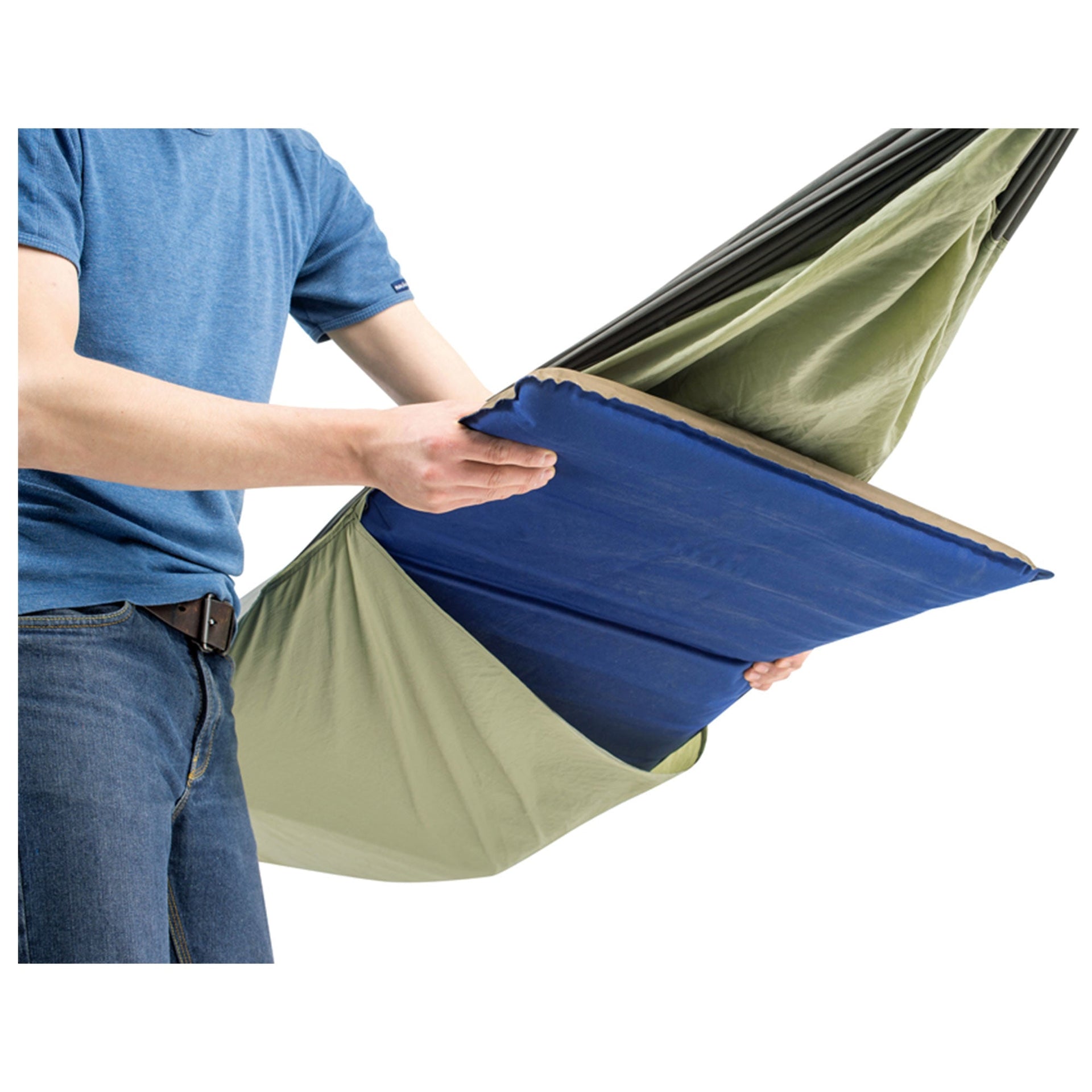 Hammock Silk Traveller Thermo green