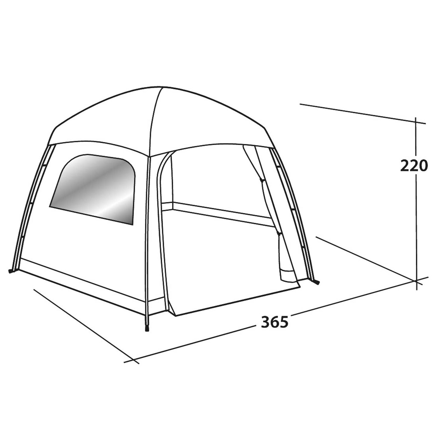 Tienda tipo cúpula para yurta Easy Camp Moonlight