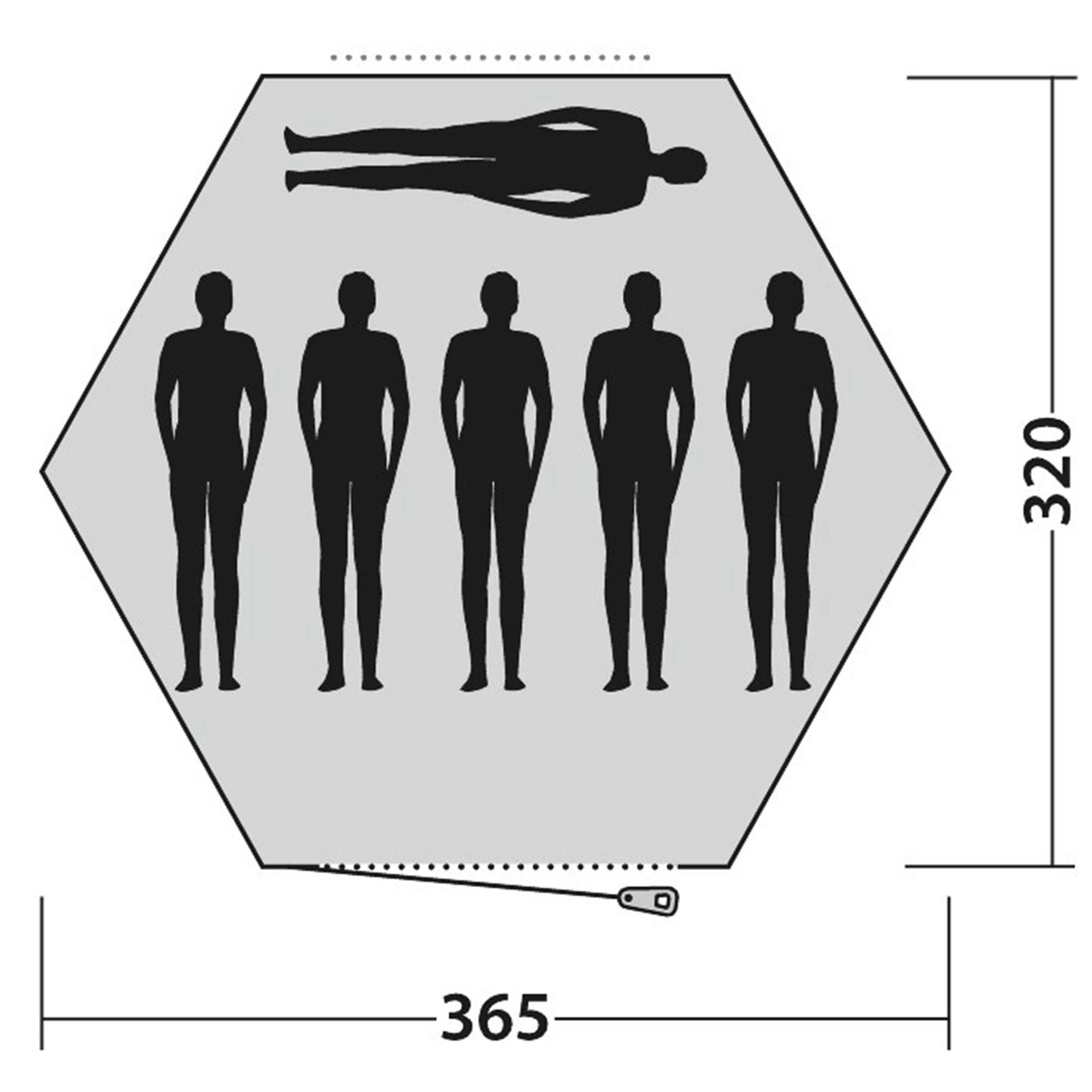 Tienda tipo cúpula para yurta Easy Camp Moonlight