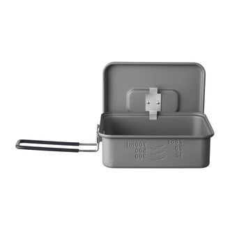 Pot Outdoor Aluminum Square 1.2 L anthracite