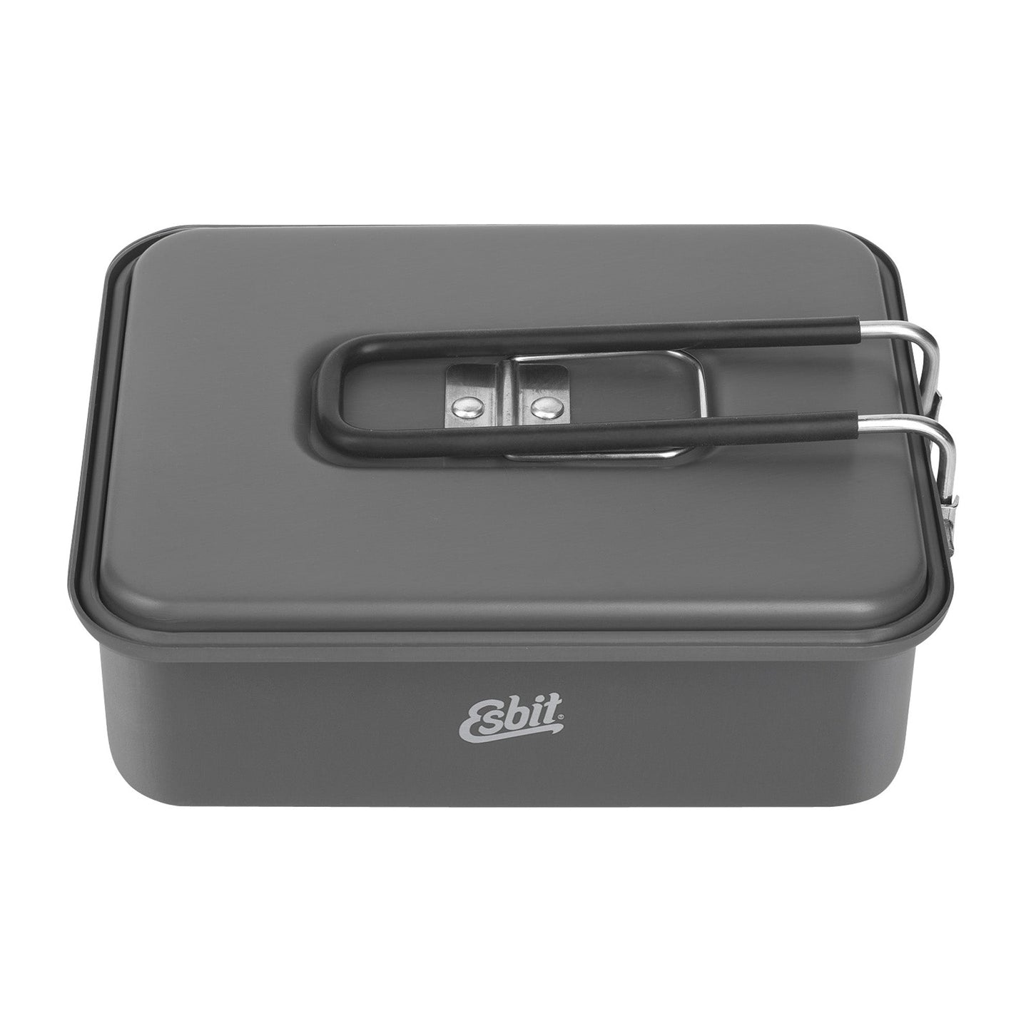 Pot Outdoor Aluminum Square 1.2 L anthracite