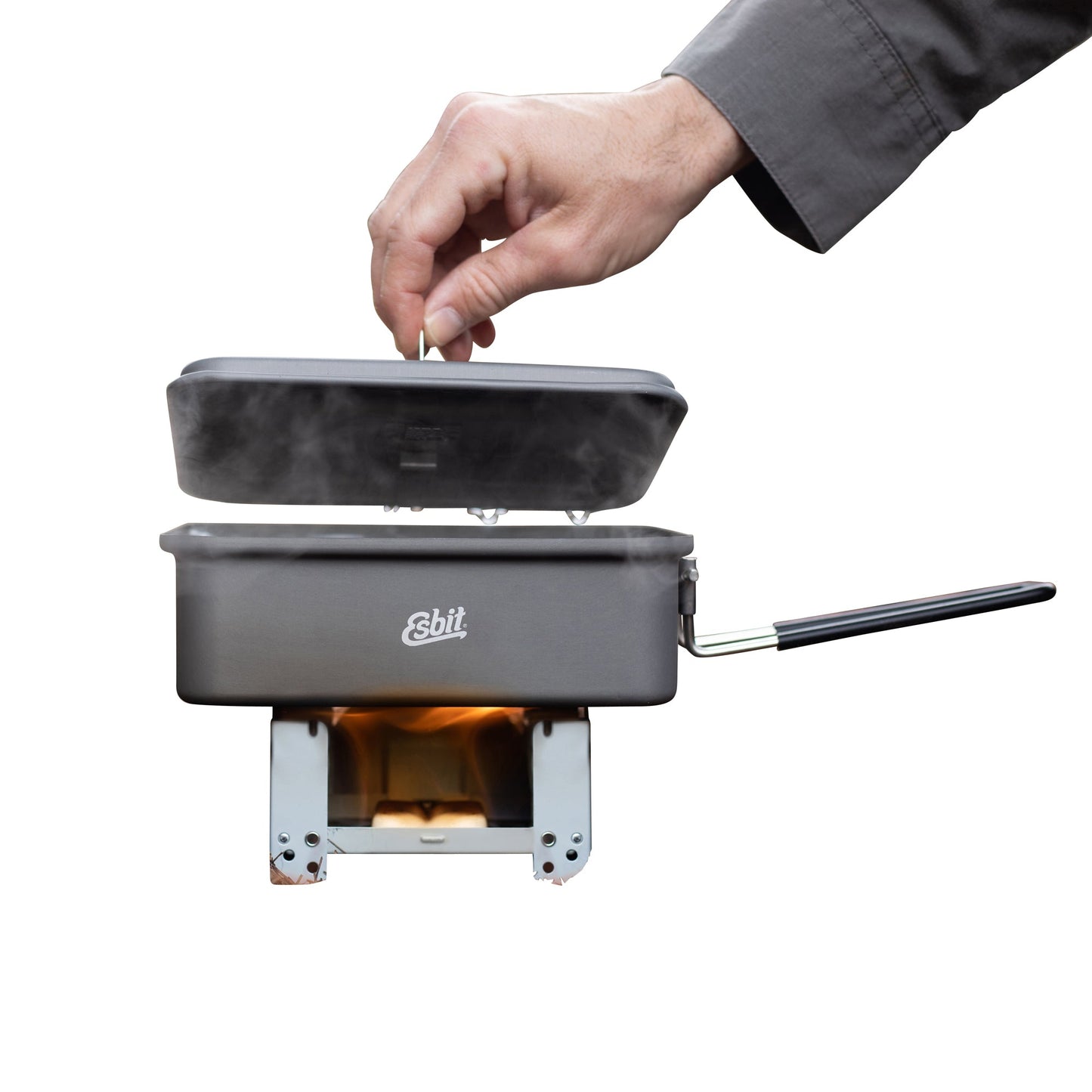 Pot Outdoor Aluminum Square 1.2 L anthracite