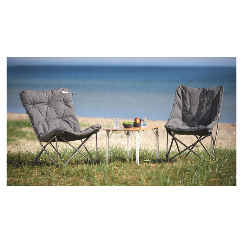 Silla de camping Fremont Lake gris