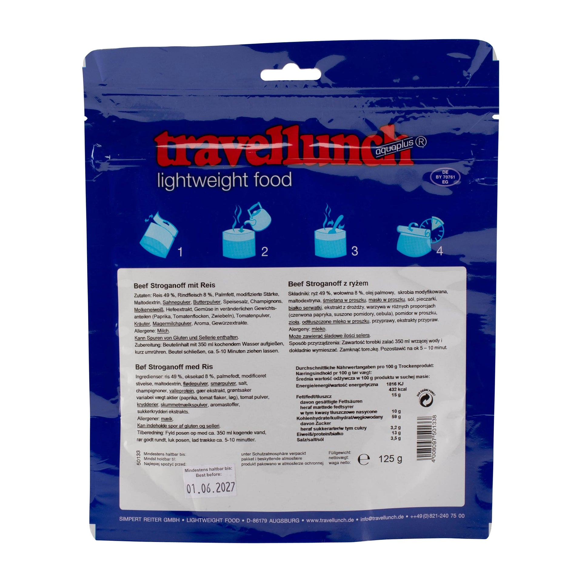 Beef Stroganoff with Rice