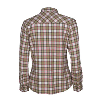 Ladies Flannel Bouse Felicia green white