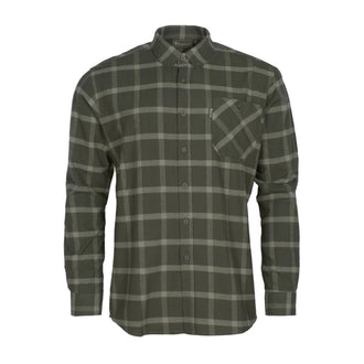 Flannel Shirt Värnamo dark green green