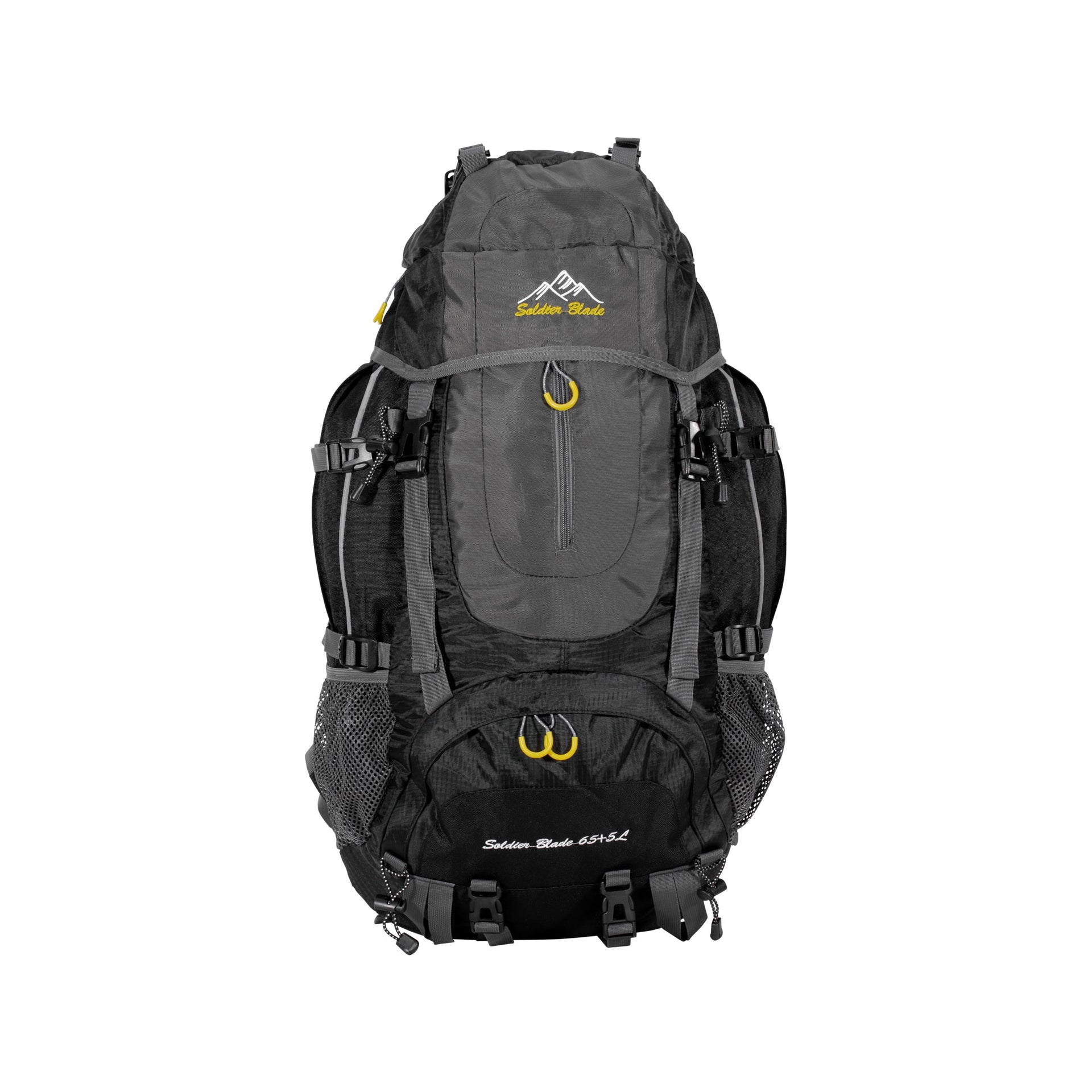 Mochila Soldier Blade 65 + 5 L con batería solar
